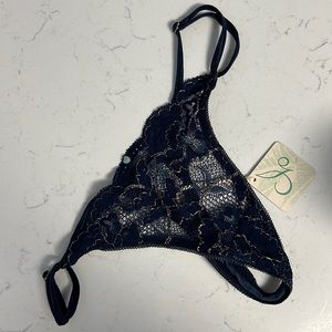 Clo intimo adjustable Fortuna Thong (navy/gold)